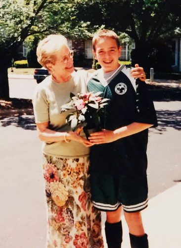 Julian with his grandmother, Gigi